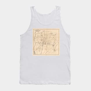 Old Vineland NJ Map (1875) Dandelion Capital of the World Vintage Atlas Tank Top